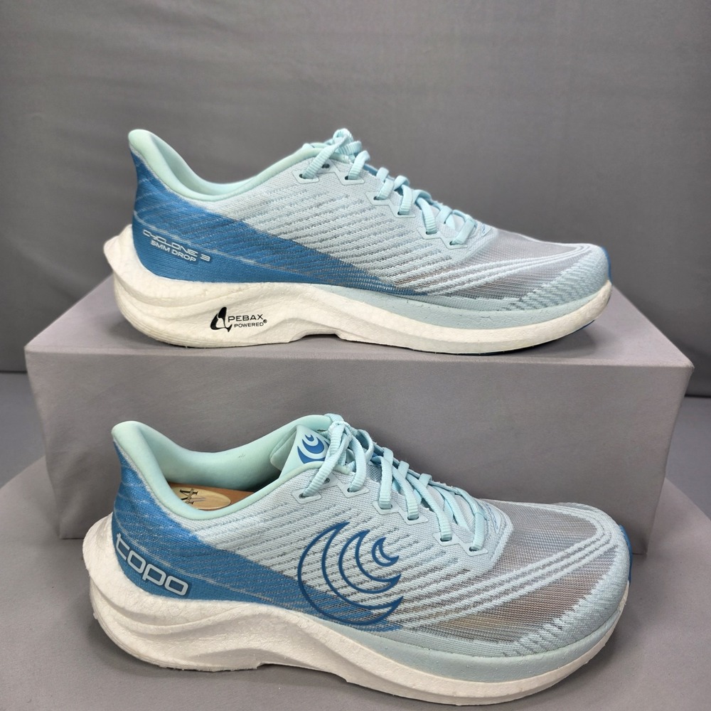 Topo Cyclone 3 Women's Size 9 Sky/Blue Running Marathon Athletic Shoes Sneakers